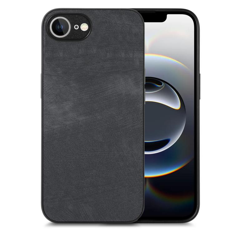 Vintage Leather PC Back Cover Phone Case, For iPhone 17e / 16e, For iPhone 17 Pro Max, For iPhone 17 Pro, For iPhone 17, For iPhone Air, For iPhone 16 Pro Max, For iPhone 16 Pro, For iPhone 16 Plus