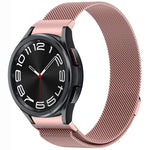 Button Style Milan Magnetic Metal Watch Band, For Samsung Galaxy Watch 6 Classic, For Samsung Galaxy Watch5 / 5 Pro, For Samsung Galaxy Watch4 / 4 Classic 46mm, For Samsung Galaxy Watch3 41mm