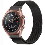 Button Style Milan Magnetic Metal Watch Band, For Samsung Galaxy Watch 6 Classic, For Samsung Galaxy Watch5 / 5 Pro, For Samsung Galaxy Watch4 / 4 Classic 46mm, For Samsung Galaxy Watch3 41mm