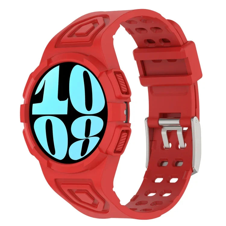 TPU Integrated Silicone Watch Band, For Samsung Galaxy Watch6 44mm, For Samsung Galaxy Watch6 40mm