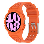 TPU Integrated Silicone Watch Band, For Samsung Galaxy Watch6 44mm, For Samsung Galaxy Watch6 40mm