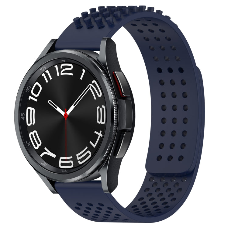 20mm Holes Breathable 3D Dots Silicone Watch Band, For Samsung Galaxy Watch 6 Classic 43mm, For Samsung Galaxy watch 5 Pro Golf Edition, For Samsung Galaxy watch 5 Golf Edition
