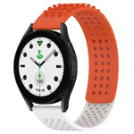 20mm Holes Breathable 3D Dots Silicone Watch Band, For Samsung Galaxy Watch 6 Classic 43mm, For Samsung Galaxy watch 5 Pro Golf Edition, For Samsung Galaxy watch 5 Golf Edition