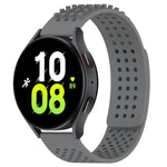 20mm Holes Breathable 3D Dots Silicone Watch Band, For Samsung Galaxy Watch 5  44mm, For Samsung Galaxy Watch 5 Pro  45mm, For Samsung Galaxy Watch 5  40mm