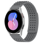 20mm Holes Breathable 3D Dots Silicone Watch Band, For Samsung Galaxy Watch 5  44mm, For Samsung Galaxy Watch 5 Pro  45mm, For Samsung Galaxy Watch 5  40mm