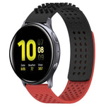 20mm Holes Breathable 3D Dots Silicone Watch Band, For Samsung  Galaxy Watch 4 Classic 42mm, For Samsung Galaxy Watch Active 2 44mm, For Samsung Galaxy Watch Active 2 40mm