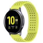 20mm Holes Breathable 3D Dots Silicone Watch Band, For Samsung  Galaxy Watch 4 Classic 42mm, For Samsung Galaxy Watch Active 2 44mm, For Samsung Galaxy Watch Active 2 40mm