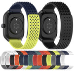 20mm Holes Breathable 3D Dots Silicone Watch Band, For Samsung Galaxy Watch 6 Classic 47mm, For Samsung Galaxy Watch 6 44mm, For Samsung Galaxy Watch 6 40mm