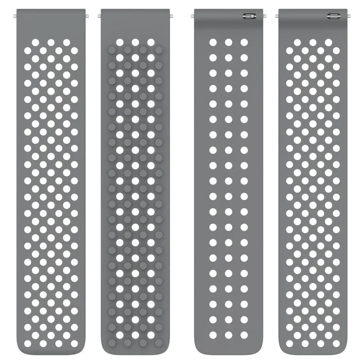 20mm Holes Breathable 3D Dots Silicone Watch Band, For Samsung  Galaxy Watch 4 Classic 42mm, For Samsung Galaxy Watch Active 2 44mm, For Samsung Galaxy Watch Active 2 40mm