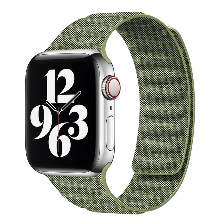 Denim Magnetic Watch Band, For Apple Watch Ultra 49mm, For Apple Watch 8 41mm, For Apple Watch 8 45mm, For  Apple Watch SE 2022 40mm, For Apple Watch SE 2022 44mm, For Apple Watch 7 41mm, For Apple Watch 7 45mm, For Apple Watch SE 40mm                 ...