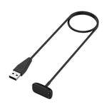 For Fitbit Charge 6 USB Port Smart Watch Charging Cable with Reset Key, 50cm, 1m