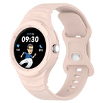 Leather Texture Silicone Integrated Watch Band, For Goolge  Pixel Watch 2