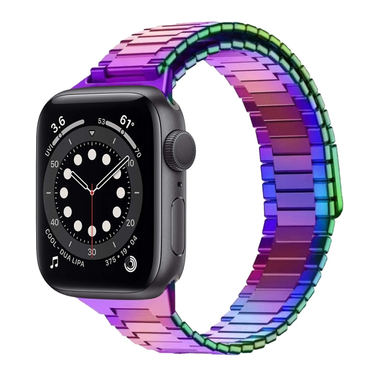 Bamboo Magnetic Stainless Steel Metal Watch Strap, For Apple Watch Series 6 40mm, For Apple Watch Series 6 44mm, For Apple Watch Series 5 44mm, For Apple Watch Series 5 40mm, For Apple Watch Series 4 44mm, For Apple Watch Series 4 40mm