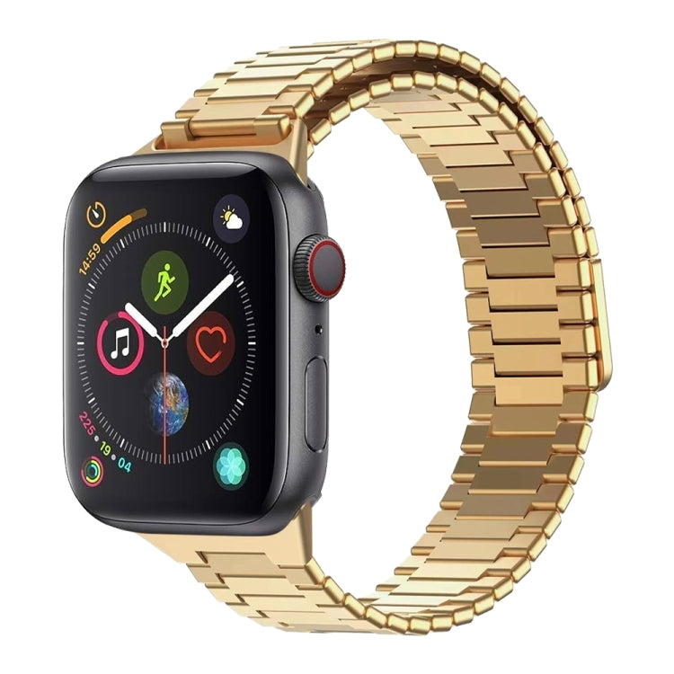 Bamboo Magnetic Stainless Steel Metal Watch Strap, For Apple Watch Series 6 40mm, For Apple Watch Series 6 44mm, For Apple Watch Series 5 44mm, For Apple Watch Series 5 40mm, For Apple Watch Series 4 44mm, For Apple Watch Series 4 40mm