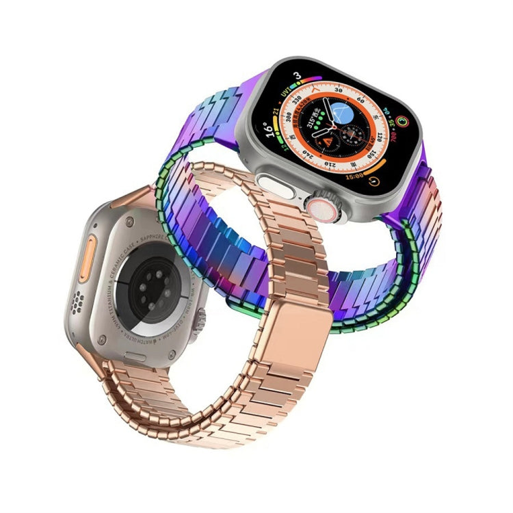 Bamboo Magnetic Stainless Steel Metal Watch Strap, For Apple Watch Series 8 41mm, For Apple Watch Series 8 45mm, For Apple Watch SE 2022 40mm, For Apple Watch SE 2022 44mm, For Apple Watch Series 7 41mm, For Apple Watch Series 7 45mm