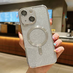 Glitter Electroplating MagSafe TPU Phone Case, For iPhone 13 Pro Max, For iPhone 13 Pro, For iPhone 13, For iPhone 12, For iPhone 12 Pro Max, For iPhone 12 Pro