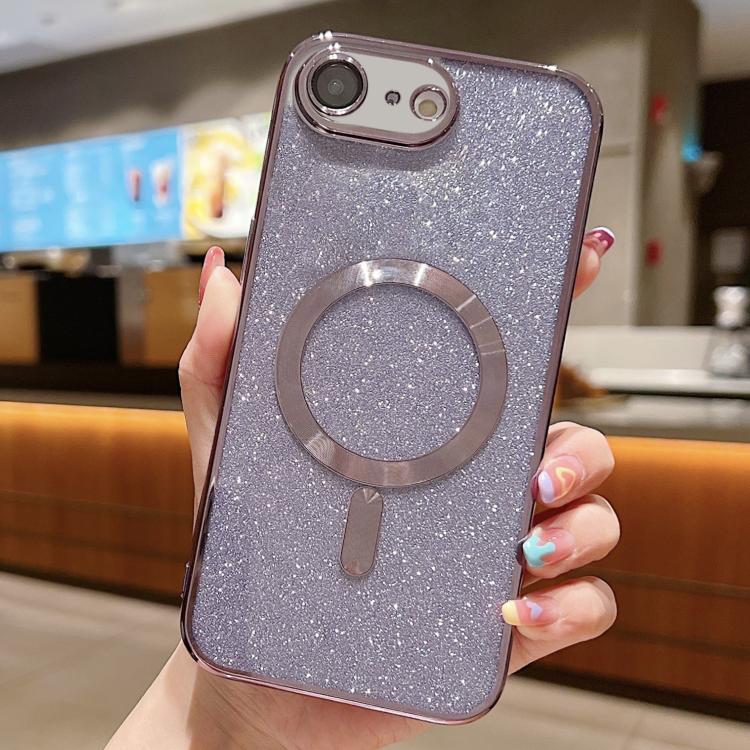 Glitter Electroplating MagSafe TPU Phone Case, For iPhone 17e / 16e, For iPhone 17 Pro Max, For iPhone 17 Pro, For iPhone 17, For iPhone Air, For iPhone 16 Pro Max
