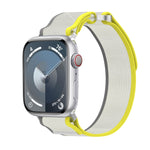 Double Hook and Loop Faster Nylon Watch Band, For Apple Watch SE 2023 44mm, For Apple Watch SE 2023 40mm, For Apple Watch Ultra 2 49mm, For Apple Watch Series 9 45mm, For Apple Watch Series 9 41mm, For Apple Watch Ultra 49mm, For Apple Watch Series 8 4...