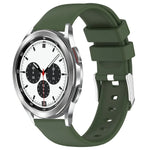 20mm Smooth Solid Color Silicone Watch Band, For Samsung  Galaxy Watch 4 Classic 42mm, For Samsung Galaxy Watch Active 2 44mm, For Samsung Galaxy Watch Active 2 40mm, For Samsung Galaxy Watch 42mm