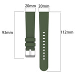 20mm Smooth Solid Color Silicone Watch Band, For Amazfit Pop Pro, For Amazfit Pop, For Amazfit GTS 2
