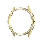 For Samsung Galaxy Watch 7 40mm Single Diamond Hollow PC Watch Protective Case