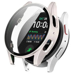 Tempered Film Integrated Waterproof PC Watch Protective Cover, For Samsung Galaxy Watch Ultra 47mm / Ultra 2025, For Samsung Galaxy Watch 7 44mm, For Samsung Galaxy Watch 7 40mm