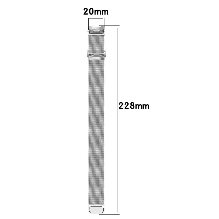 Milan Magnetic Quick Release Stainless Steel Watch Band, For Samsung Galaxy Watch FE 40mm, For Samsung Galaxy Watch  7 40 / 44mm