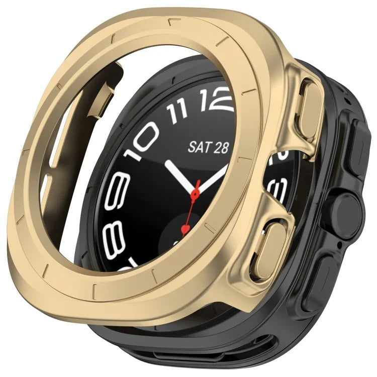 Half Coverage Hollowed PC Watch Protective Cover, For Samsung Galaxy Watch Ultra 47mm / Ultra 2025, For Samsung Galaxy Watch 7 44mm, For Samsung Galaxy Watch 7 40mm