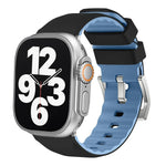 Two-Color Silicone Watch Band, For Apple Watch Series 4 44mm, For Apple Watch Series 4 40mm