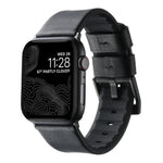 Genuine Leather Hybrid Silicone Watch Band, For Apple Watch Series 7 41mm, For Apple Watch Series 7 45mm, For Apple Watch SE 40mm, For Apple Watch SE 44mm, For Apple Watch Series 6 40mm, For Apple Watch Series 6 44mm, For Apple Watch Series 5 44mm     ...