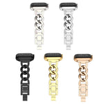Quick-Release Metal Chain Watch Band, For Apple Watch SE 2022 44mm, For Apple Watch Series 7 41mm, For Apple Watch Series 7 45mm, For Apple Watch Series 6 40mm, For Apple Watch Series 6 44mm, For Apple Watch Series 5 44mm, For Apple Watch Series 5 40mm...