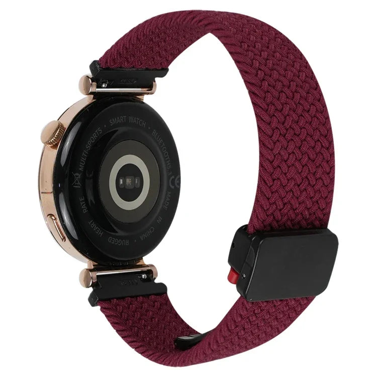 22mm Magnetic Buckle Braided Watch Band, For Samsung Galaxy Gear S3 Classic, For Samsung Galaxy Watch 46mm