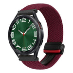 20mm Magnetic Buckle Braided Watch Strap, For Samsung Galaxy Watch FE 40mm, For Samsung Galaxy Watch 6 Classic