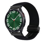20mm Magnetic Buckle Braided Watch Strap, For Samsung Galaxy Watch FE 40mm, For Samsung Galaxy Watch 6 Classic