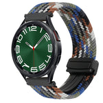 20mm Magnetic Buckle Braided Watch Strap, For Samsung Galaxy Watch FE 40mm, For Samsung Galaxy Watch 6 Classic