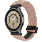 20mm Magnetic Buckle Braided Watch Strap, For Samsung Galaxy Watch 5 Pro, For Samsung Gear Sport