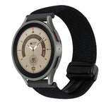 20mm Magnetic Buckle Braided Watch Strap, For Samsung Galaxy Watch 5 Pro, For Samsung Gear Sport