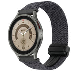 20mm Magnetic Buckle Braided Watch Strap, For Samsung Galaxy Watch 5 Pro, For Samsung Gear Sport