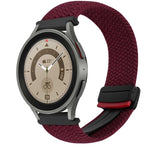 20mm Magnetic Buckle Braided Watch Strap, For Samsung Galaxy Watch 5 Pro, For Samsung Gear Sport