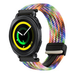 20mm Magnetic Buckle Braided Watch Strap, For Samsung Galaxy Watch 5 Pro, For Samsung Gear Sport