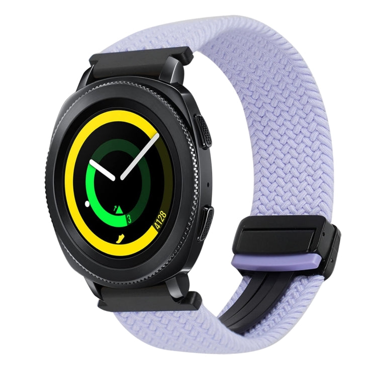20mm Magnetic Buckle Braided Watch Strap, For Samsung Galaxy Watch 5 Pro, For Samsung Gear Sport