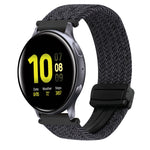 20mm Magnetic Buckle Braided Watch Strap, For Samsung Galaxy Watch Active 2, For Samsung Galaxy Watch 3 41mm