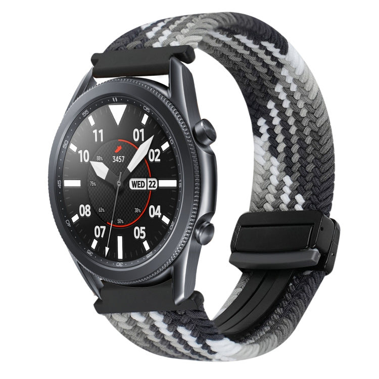 20mm Magnetic Buckle Braided Watch Strap, For Samsung Galaxy Watch Active 2, For Samsung Galaxy Watch 3 41mm