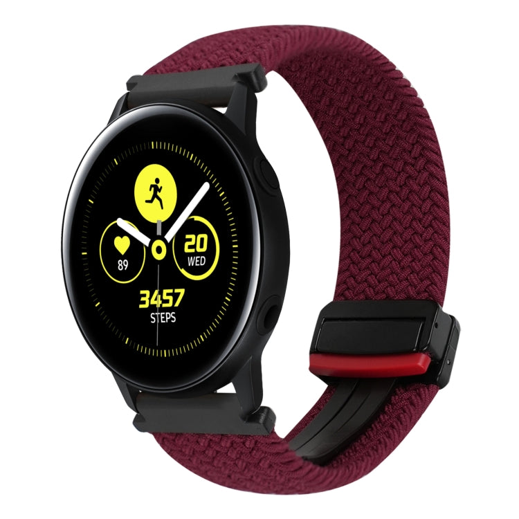 20mm Magnetic Buckle Braided Watch Strap, For Samsung Galaxy Watch Active, For Samsung Galaxy Watch 42mm
