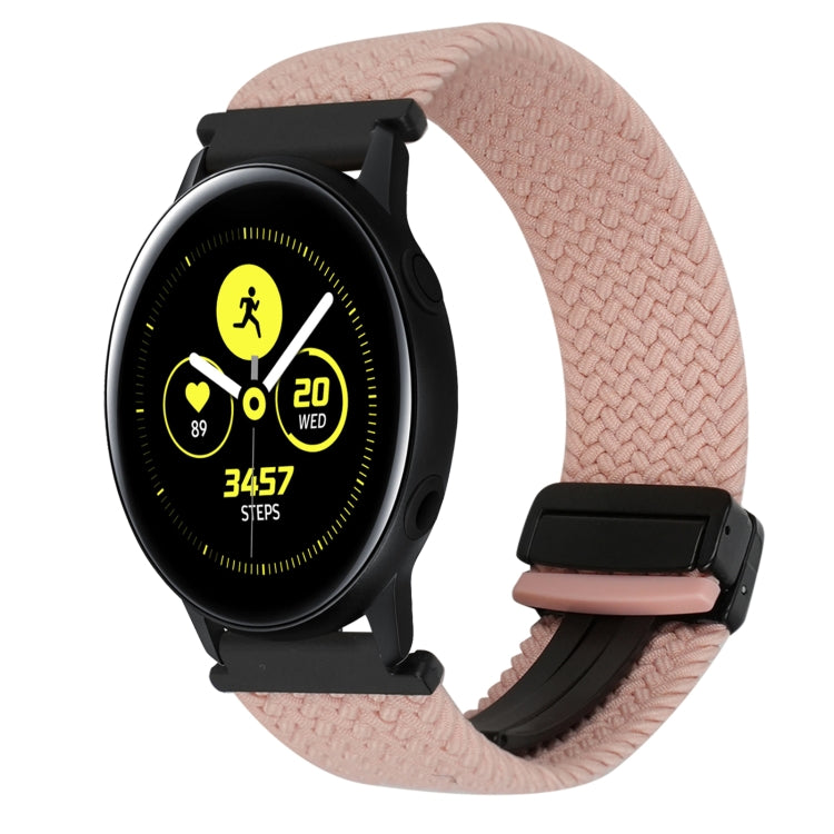 20mm Magnetic Buckle Braided Watch Strap, For Samsung Galaxy Watch Active, For Samsung Galaxy Watch 42mm