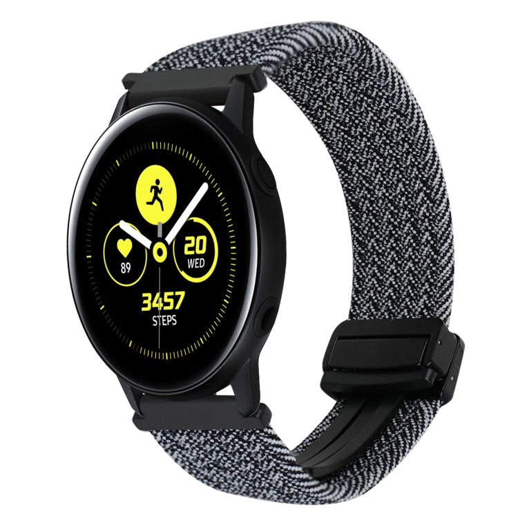 20mm Magnetic Buckle Braided Watch Strap, For Samsung Galaxy Watch Active, For Samsung Galaxy Watch 42mm