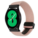 20mm Magnetic Buckle Braided Watch Strap, For Samsung Galaxy Watch 4, For Samsung Galaxy Watch 4 Classic