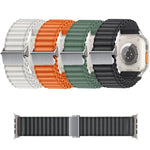 Off Road Magnetic Buckle Braided Nylon Watch Band, For Apple Watch Series 6 40mm, For Apple Watch Series 6 44mm, For Apple Watch Series 5 44mm, For Apple Watch Series 5 40mm, For Apple Watch Series 4 44mm, For Apple Watch Series 4 40mm                 ...