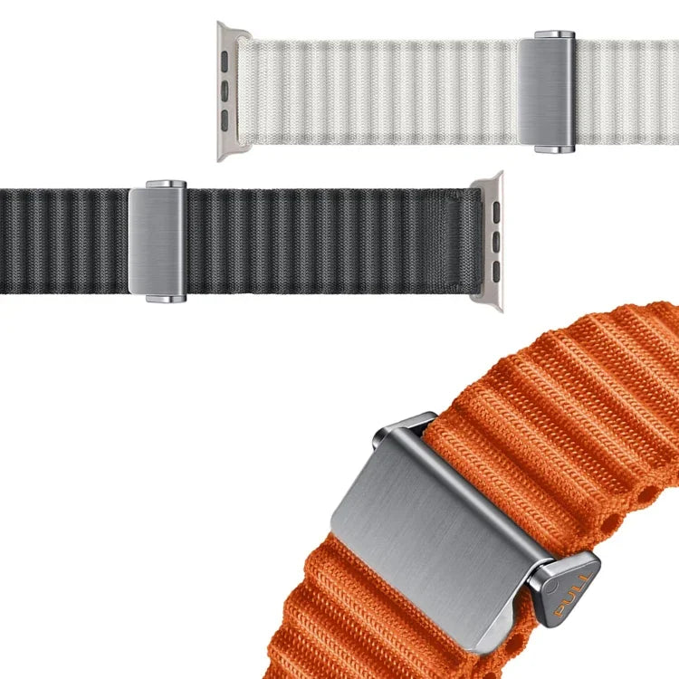 Off Road Magnetic Buckle Braided Nylon Watch Band, For Apple Watch Series 6 40mm, For Apple Watch Series 6 44mm, For Apple Watch Series 5 44mm, For Apple Watch Series 5 40mm, For Apple Watch Series 4 44mm, For Apple Watch Series 4 40mm                 ...