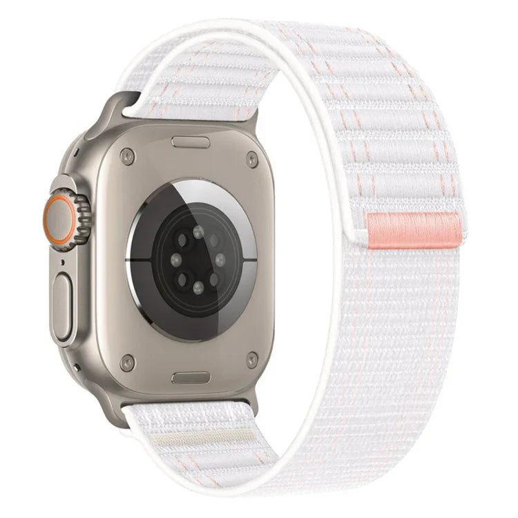 Sea Wave Nylon Hook and Loop Fastener Watch Band, For Apple Watch Series 4 44mm, For Apple Watch Series 4 40mm, For Apple Watch Series 3 38mm, For Apple Watch Series 3 42mm